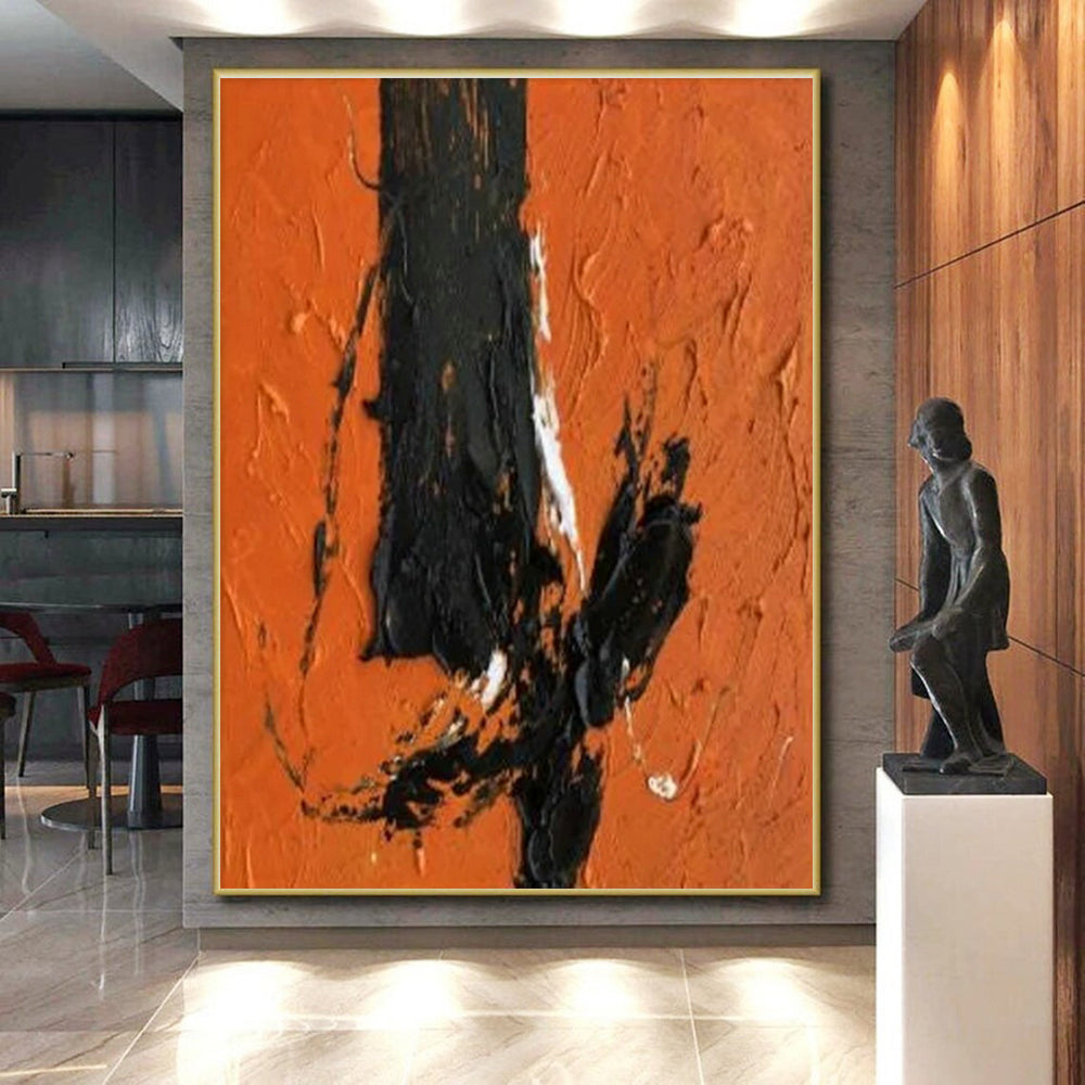 Custom-Made Grand Hand-Painted Abstract Painting for Master Bedroom Dressing Area Wall LargeART0604