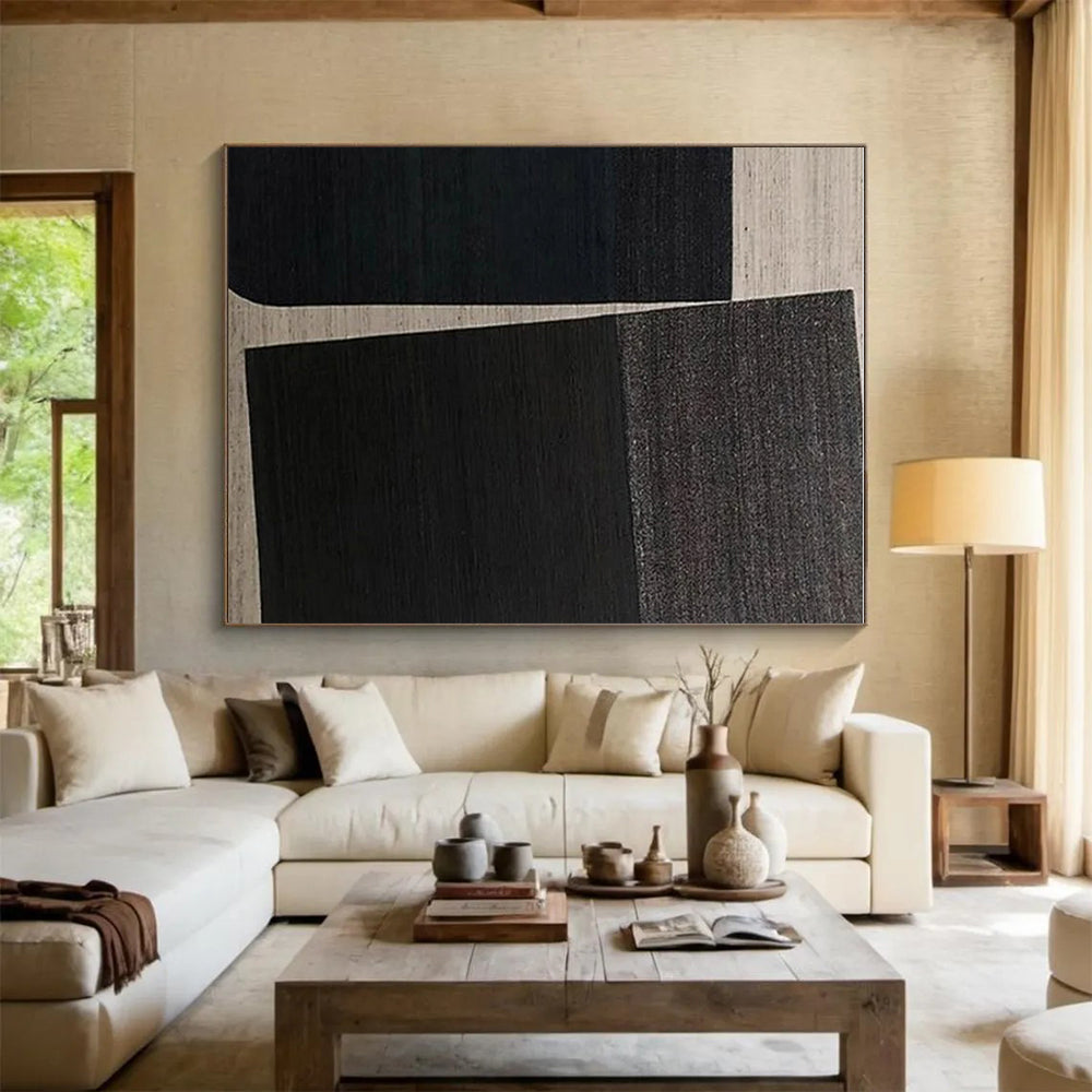 Super-Sized Custom Hand-Painted Abstract Art for Bookstores LargeART0660