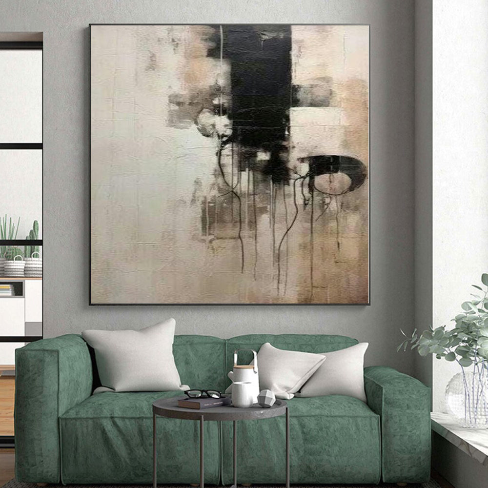 Immense Made-to-Order Abstract Canvas for Kitchen Breakfast Nooks