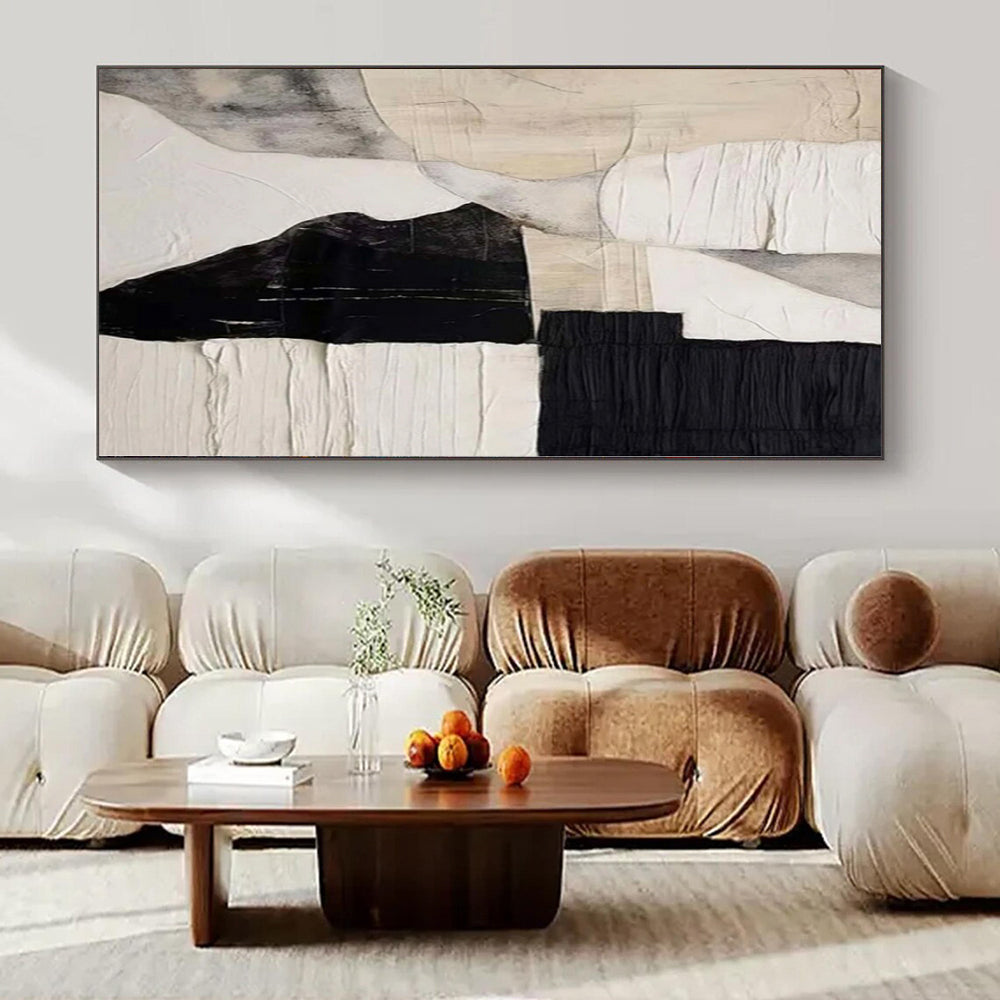 Grand Abstract Wall Decor for Bathroom Vanity Areas - Made to Order Mixed Media