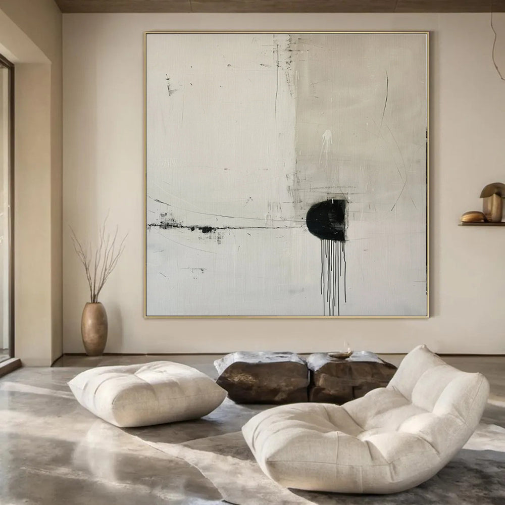 Extra-Vast Hand-Painted Modern Abstract Painting for Cruise Ship Promenade Decks