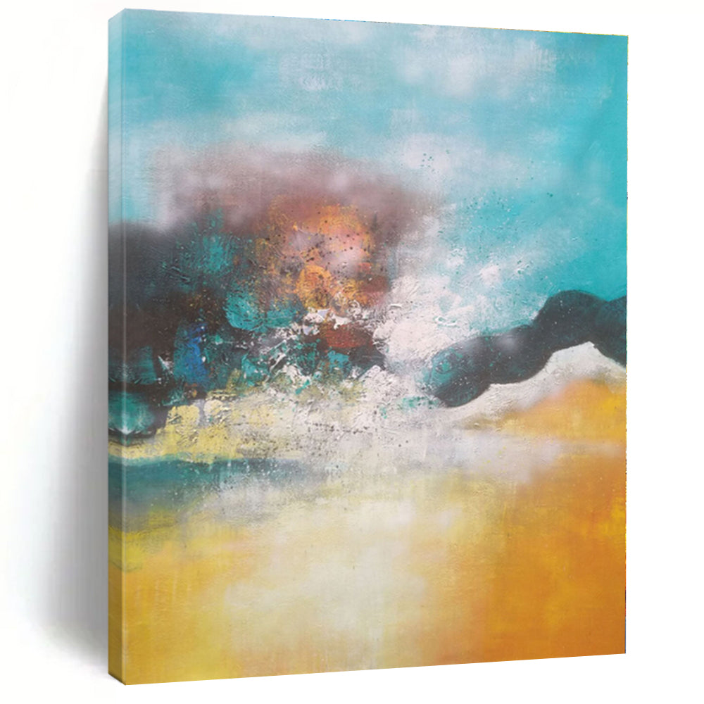 Gigantic Custom Abstract Wall Art for Home Theater Screen Surround Wall