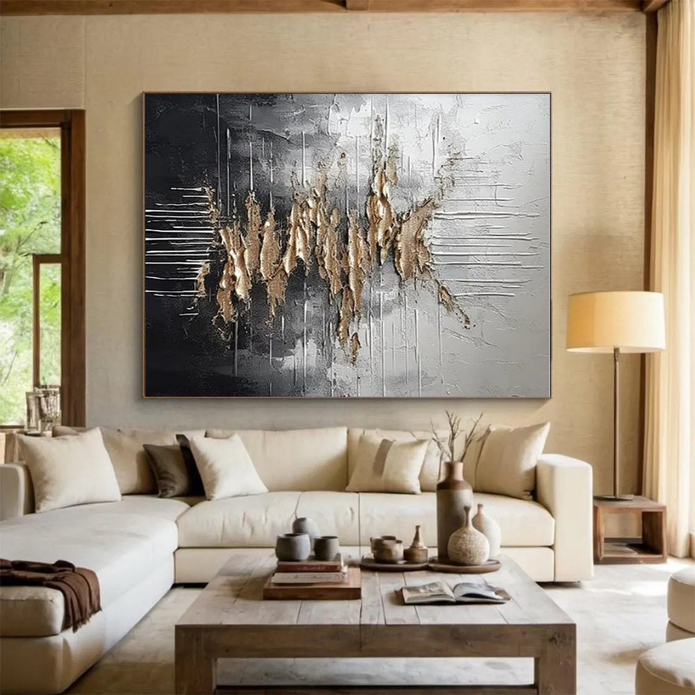 Huge Contemporary Abstract Painting for Event Photography Studio Sets