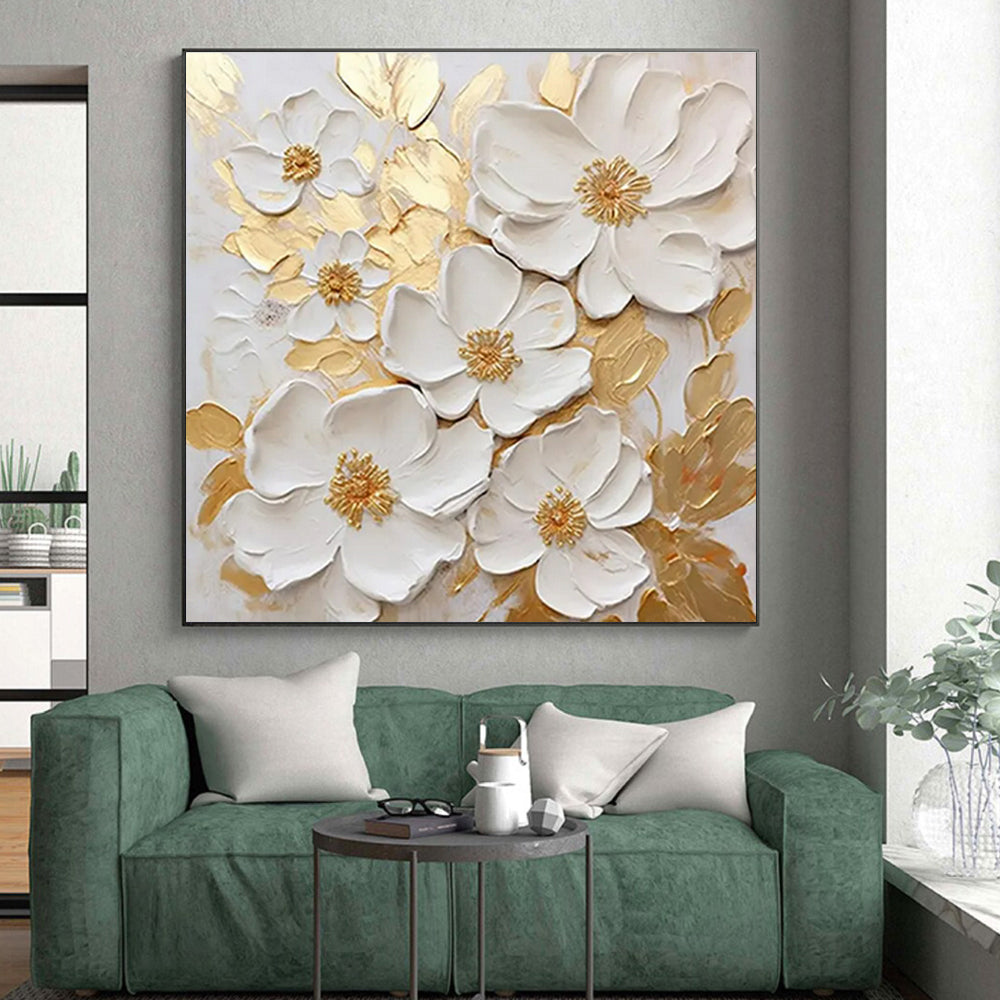 Enormous Hand-Crafted Abstract Canvas for Photography Studios LargeART0658
