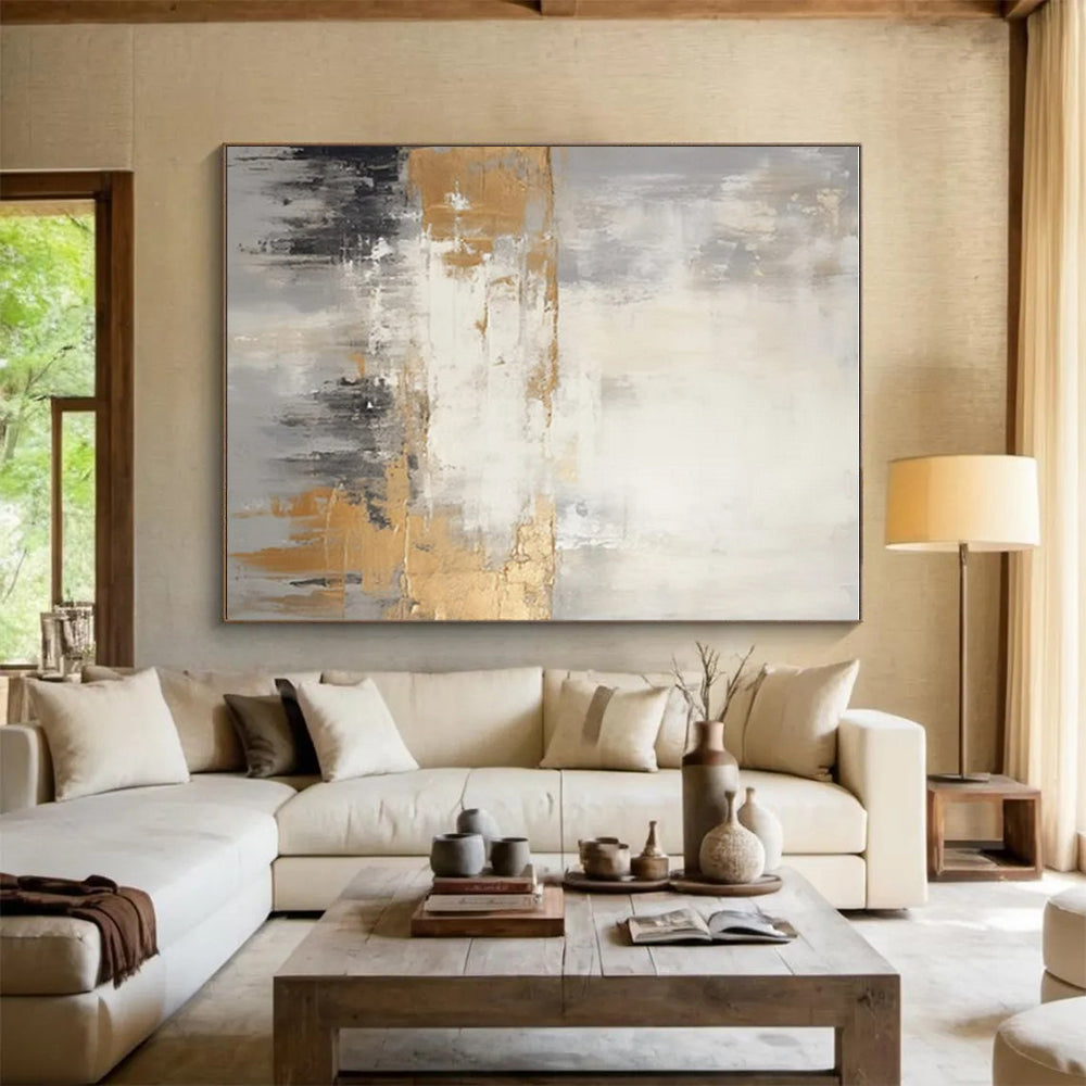 Super-Sized Modern Abstract Art for Beauty Salon Relaxing Interiors
