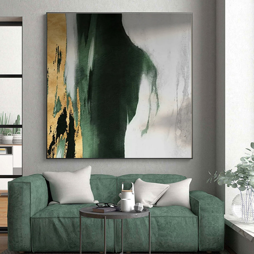 Vast Custom-Made Hand-Painted Abstract Art for Open Concept Areas LargeART0640