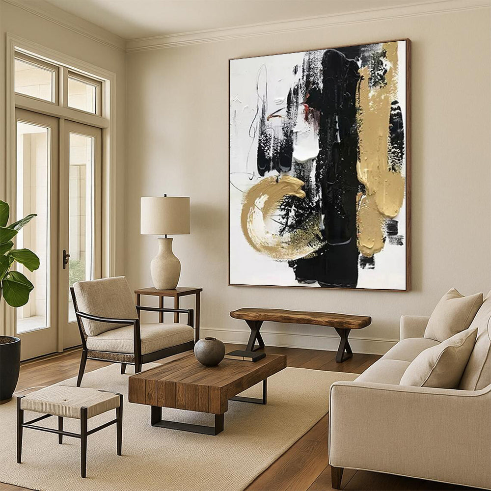 Large Custom Abstract Canvas for Kids’ Playroom Ceilings