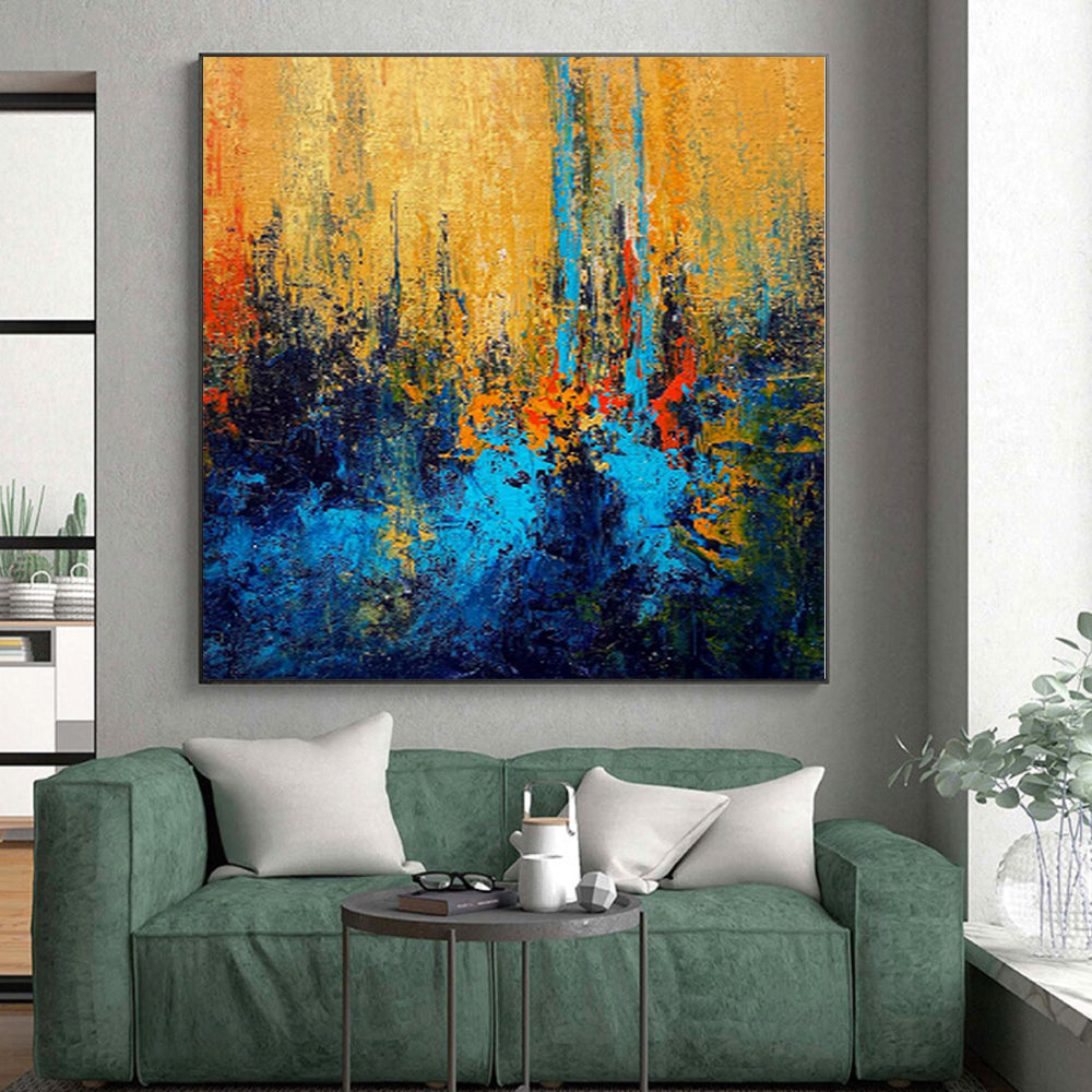 Giant Abstract Viking Art - Made to Order Acrylic for Nordic-Themed Restaurants