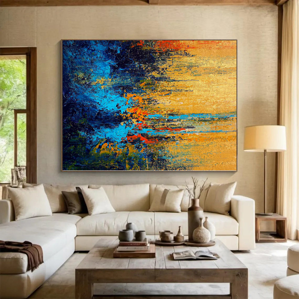 Giant Abstract Viking Art - Made to Order Acrylic for Nordic-Themed Restaurants