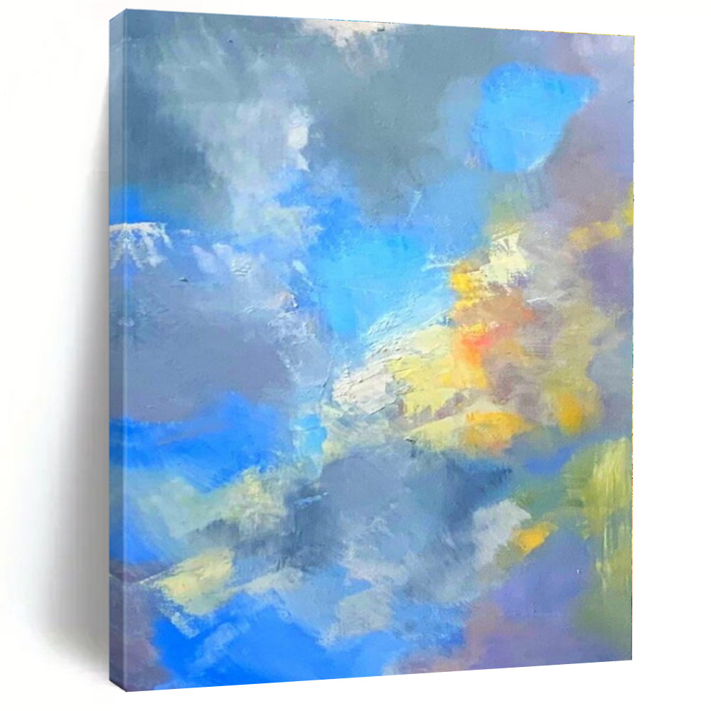 Hand-Painted Bespoke Abstract Art for Dining Room & Hotel Guest Rooms