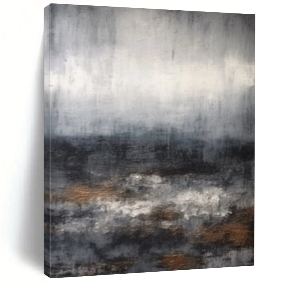 Handmade Big-Size Abstract Art for Living Room & Hallway DTP368