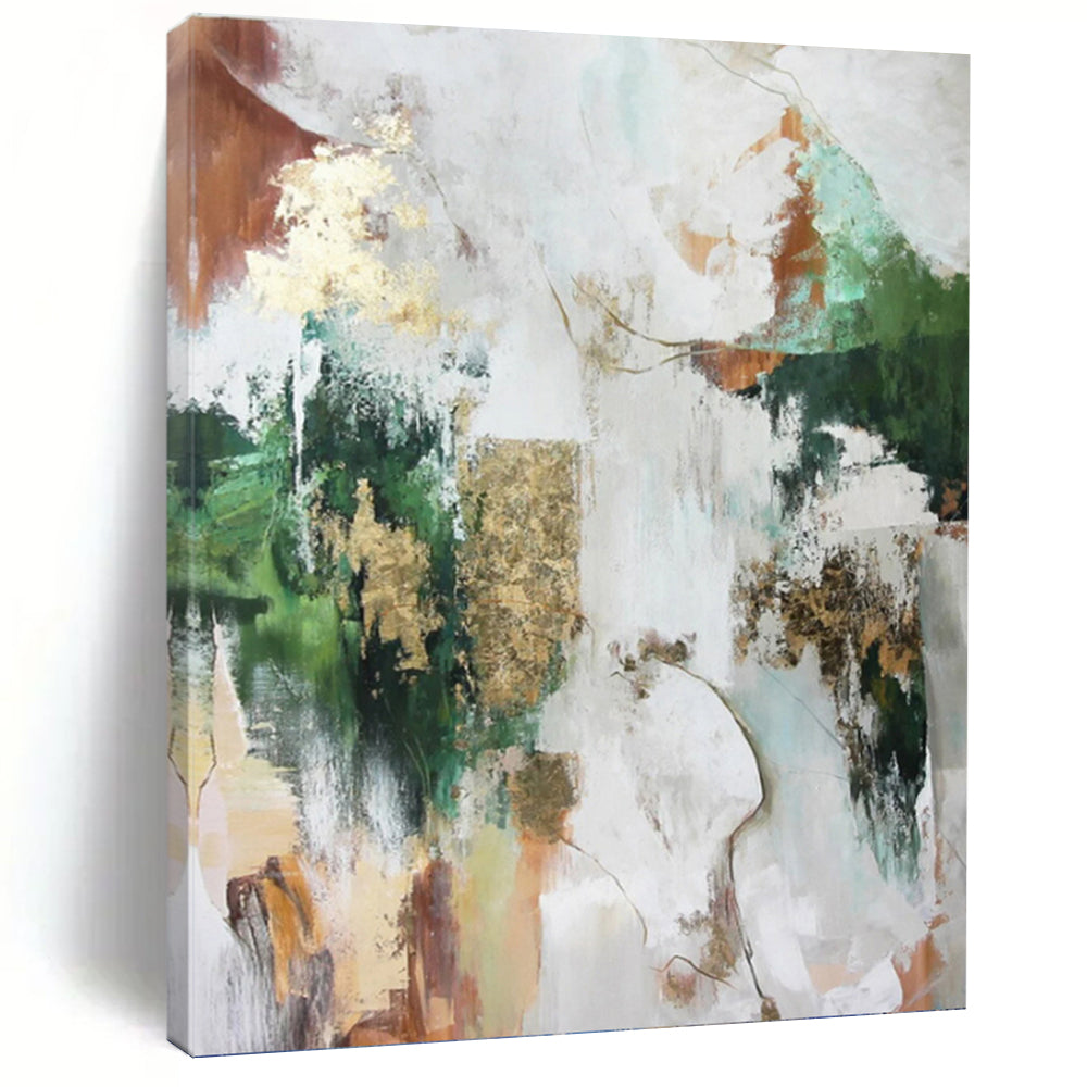 Massive Hand - Painted Custom Textured Abstract Wall Decor for Dining Room & Bar DKH1011