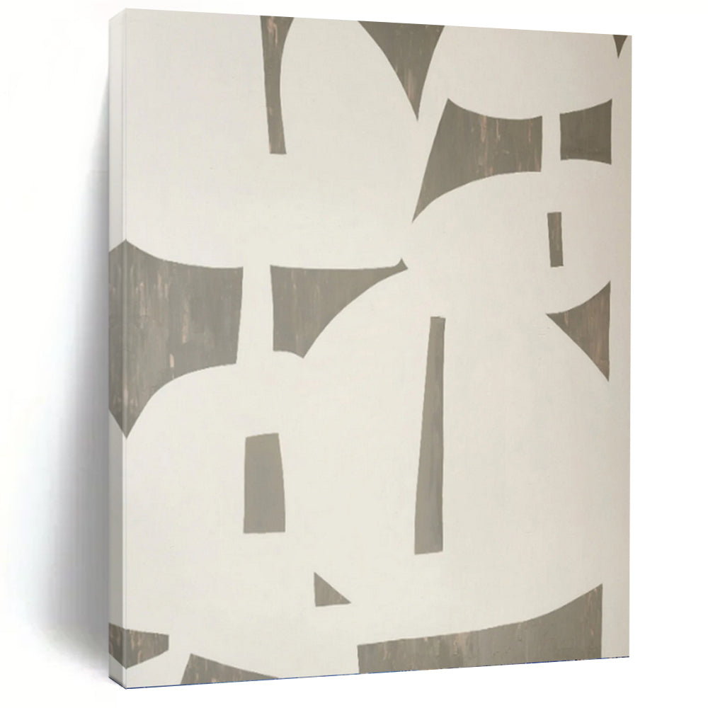 Exquisite Hand - Painted Textured Canvas Abstract for Bedroom & Dining Room DKH1075
