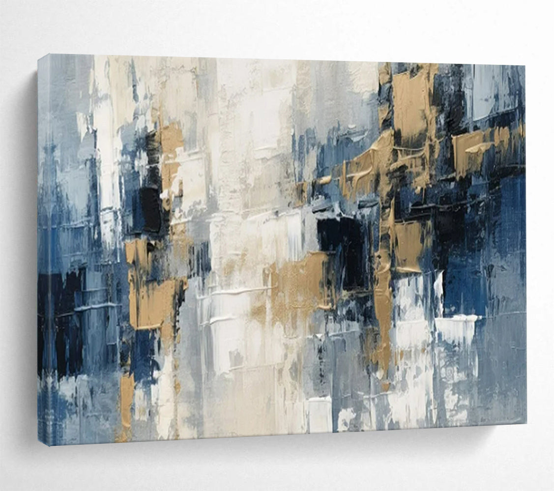 Energetic Giant Abstract Mural for Office & Living Room LargeART1706