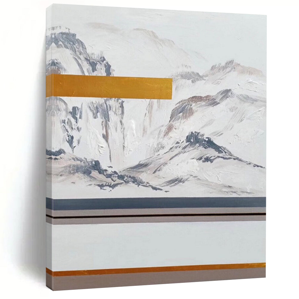 Vast - Extent Hand - Painted Textured Custom Abstract Creation for Bedroom and Hotel DTP045