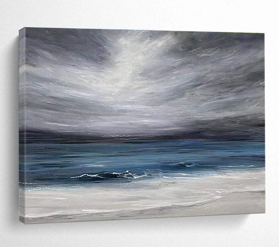 “Mystic Tides” Massive Abstract Mural for Bar & Entryway DKH215