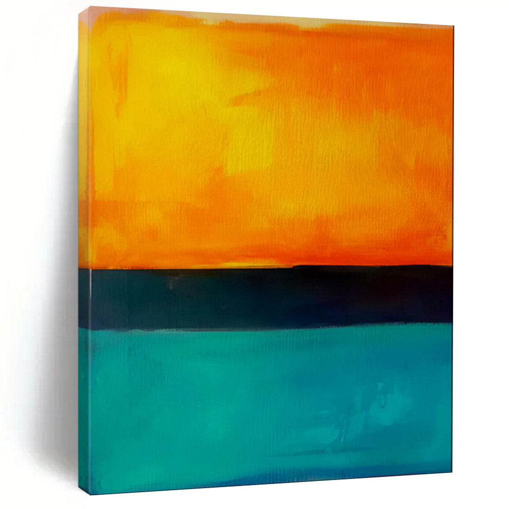 Luminous & Exuberant Hand-Painted Bespoke Abstract Painting for Bar & Hotel LargeART1949