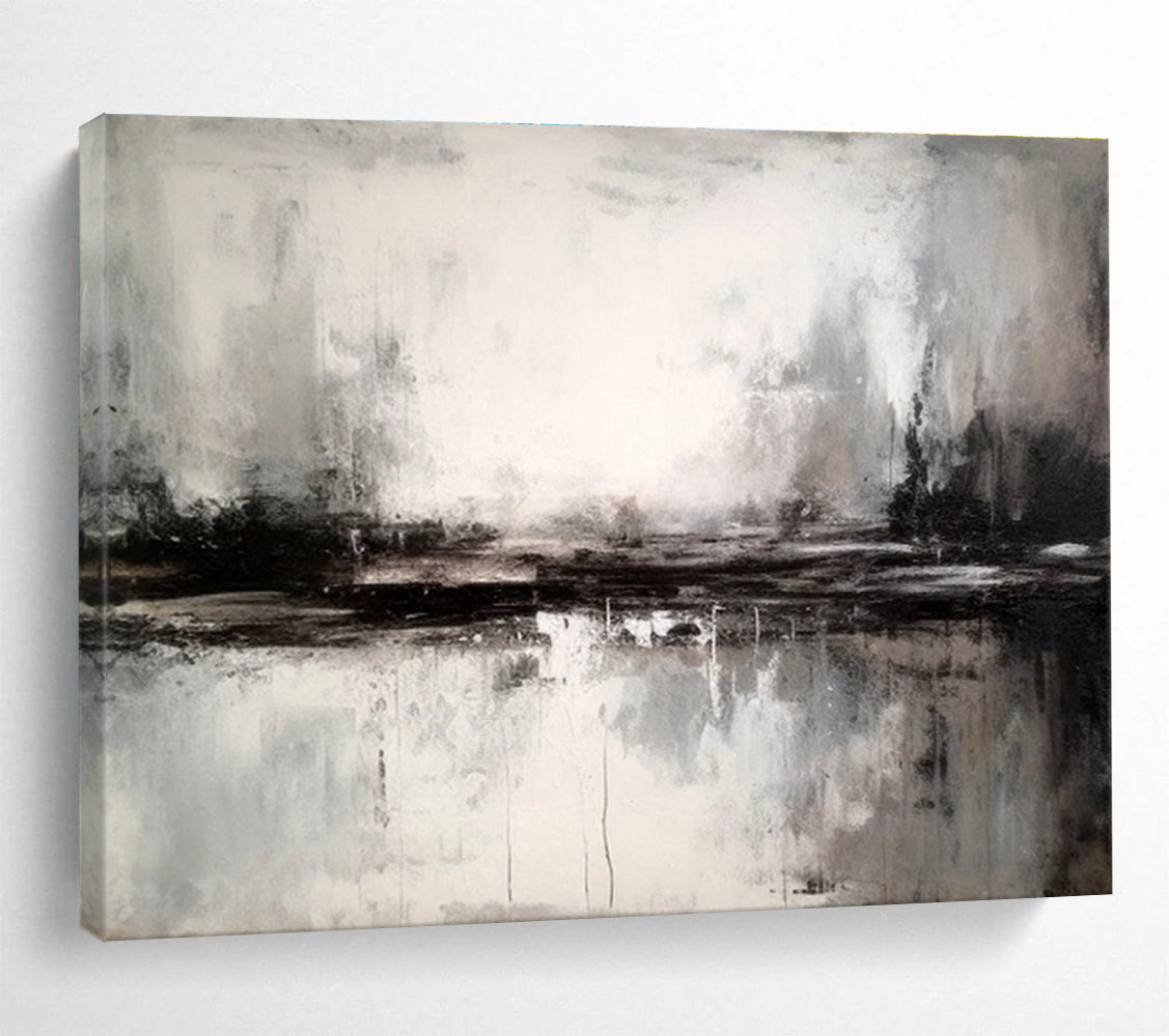 “Luminary Trails” Large - Format Abstract Painting for Entryway & Living Room DKH342