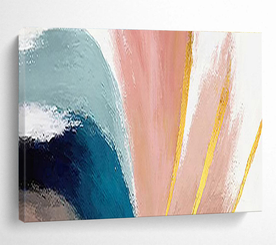 “Seraphic Glow” Large - Sized Abstract Painting for Office & Bedroom DKH216
