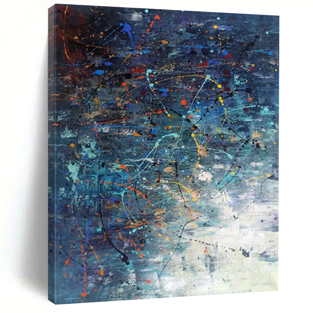 Hand-Painted Custom Abstract Art: Big Sizes for Bedroom & Office DTP246