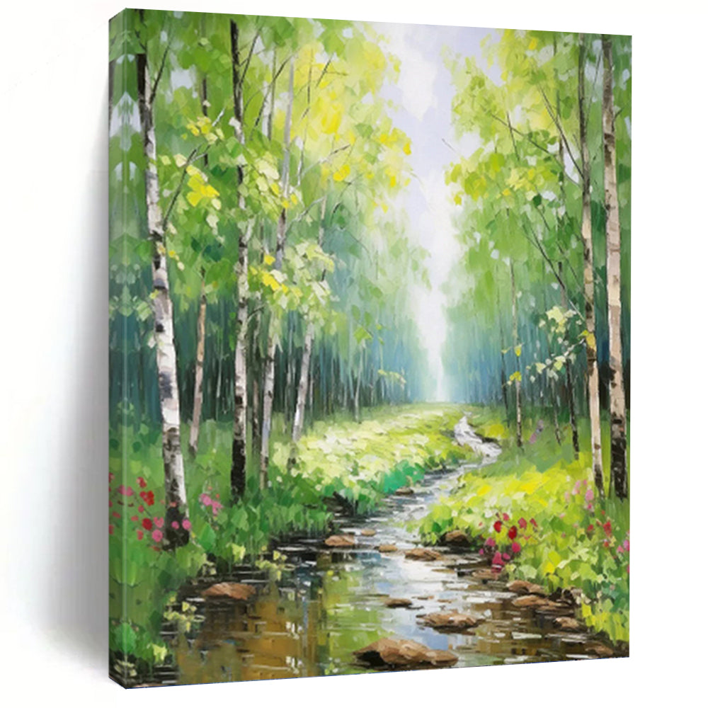 Mesmerizing Hand - Painted Textured Abstract Art for Office & Dining Room DKH1266