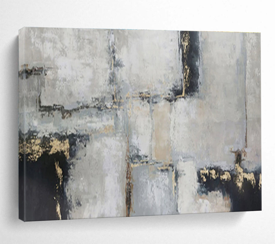 “Harmonic Cosmos” Large - Format Abstract Canvas for Dining Room & Living Room DKH351
