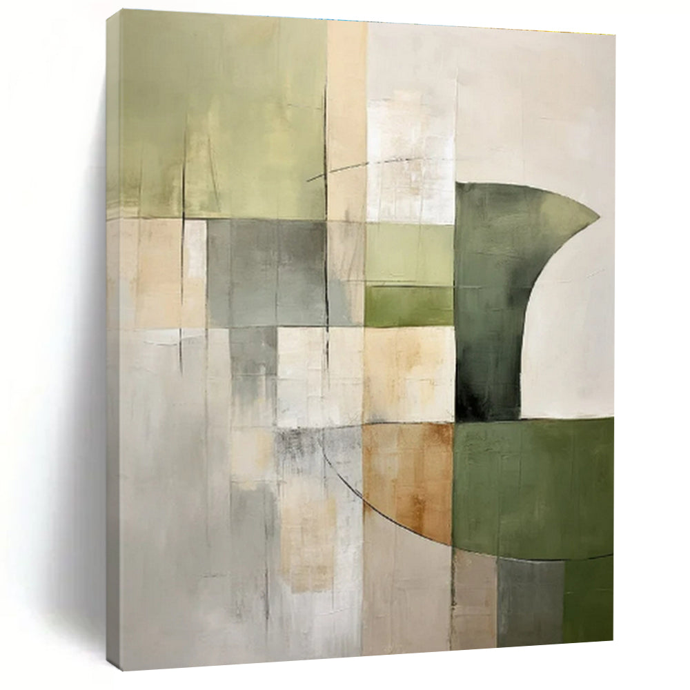 Hand-Painted Personalized Abstract Canvas for Dining Room & Hotel Cooking Demonstration Areas LargeART1458
