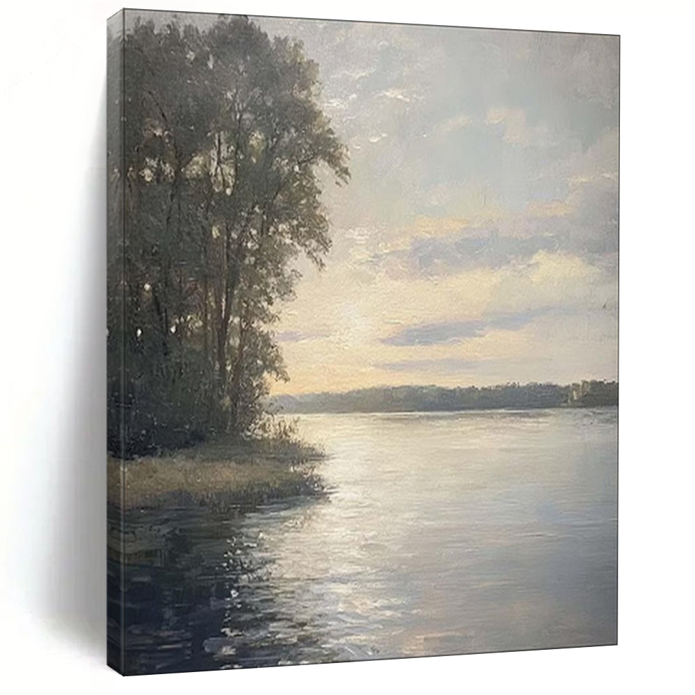 Hand-Painted Bespoke Abstract Canvas for Dining Room & Hotel LargeART1875