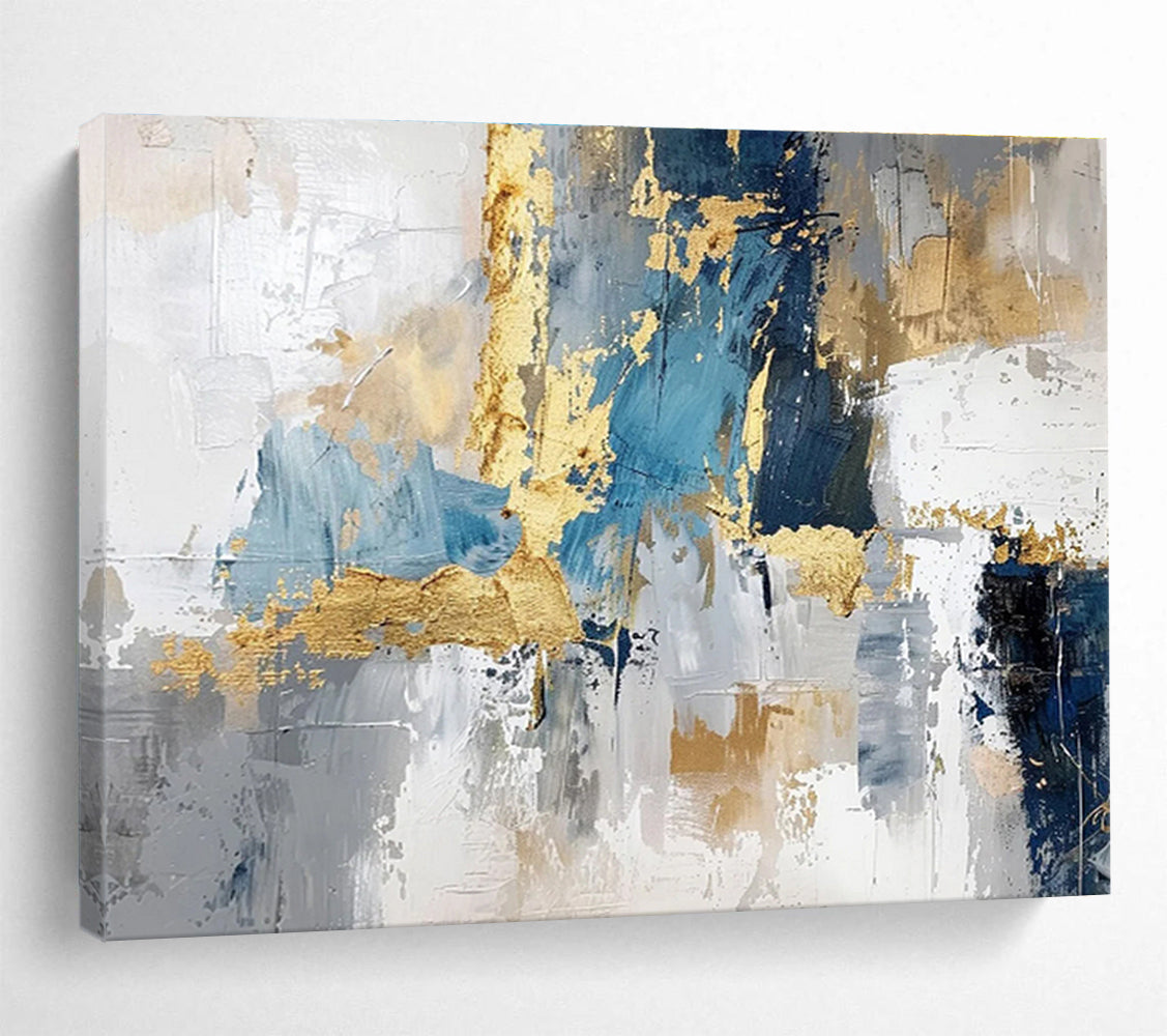 “Rhythmic Waves” Colossal Abstract Artwork for Dining Room & Bar DKH344