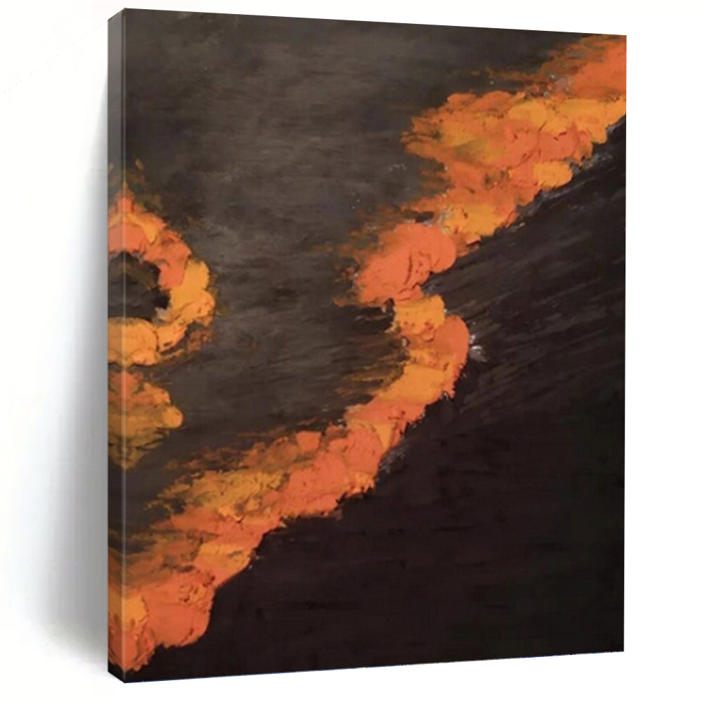 Rustic Textured Abstract Wall Art for Bedroom & Entryway DKH0961