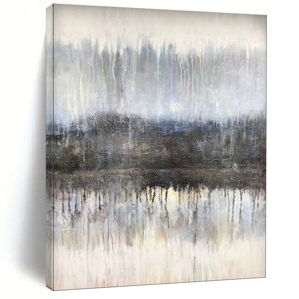 Large-Scale Textured Abstract Wall Art for Dining Room & Entryway LargeART2102