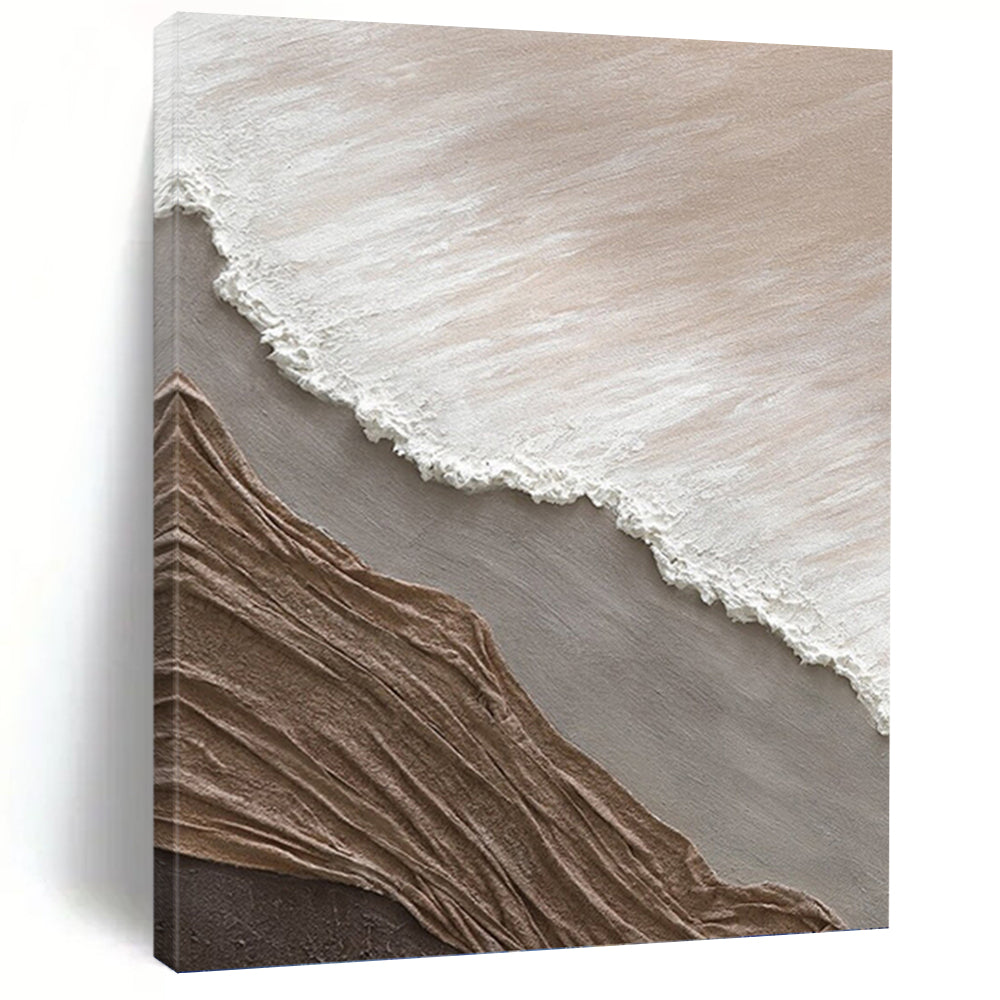 Large - Scale Hand - Painted Custom Textured Abstract on Canvas for Living Room & Office DKH1036