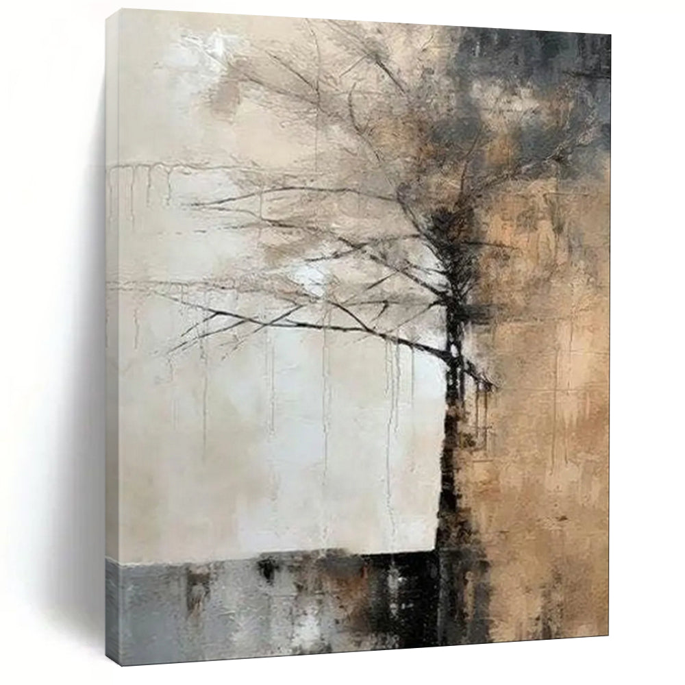Hand-Painted Personalized Abstract Painting for Living Room & Entryway LargeART1929