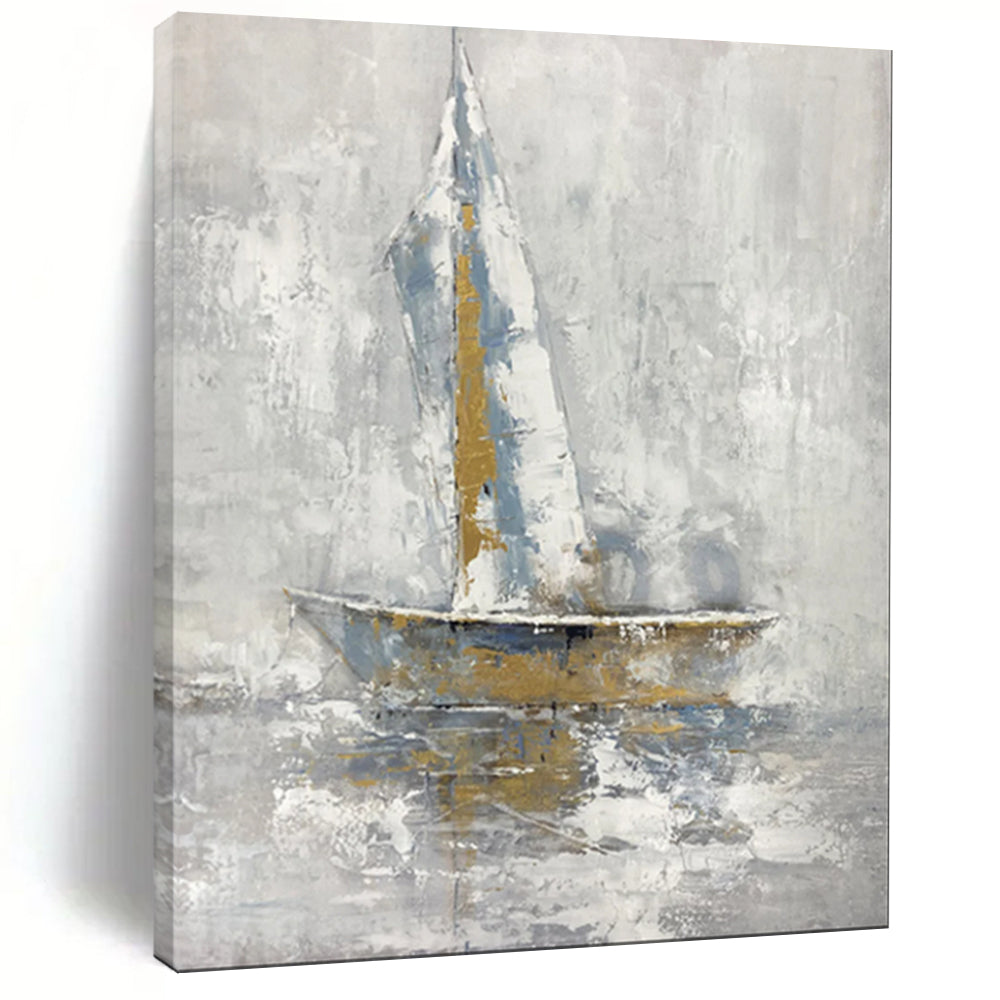Graceful & Elegant Hand-Painted Bespoke Abstract Painting for Dining Room & Hallway LargeART1957