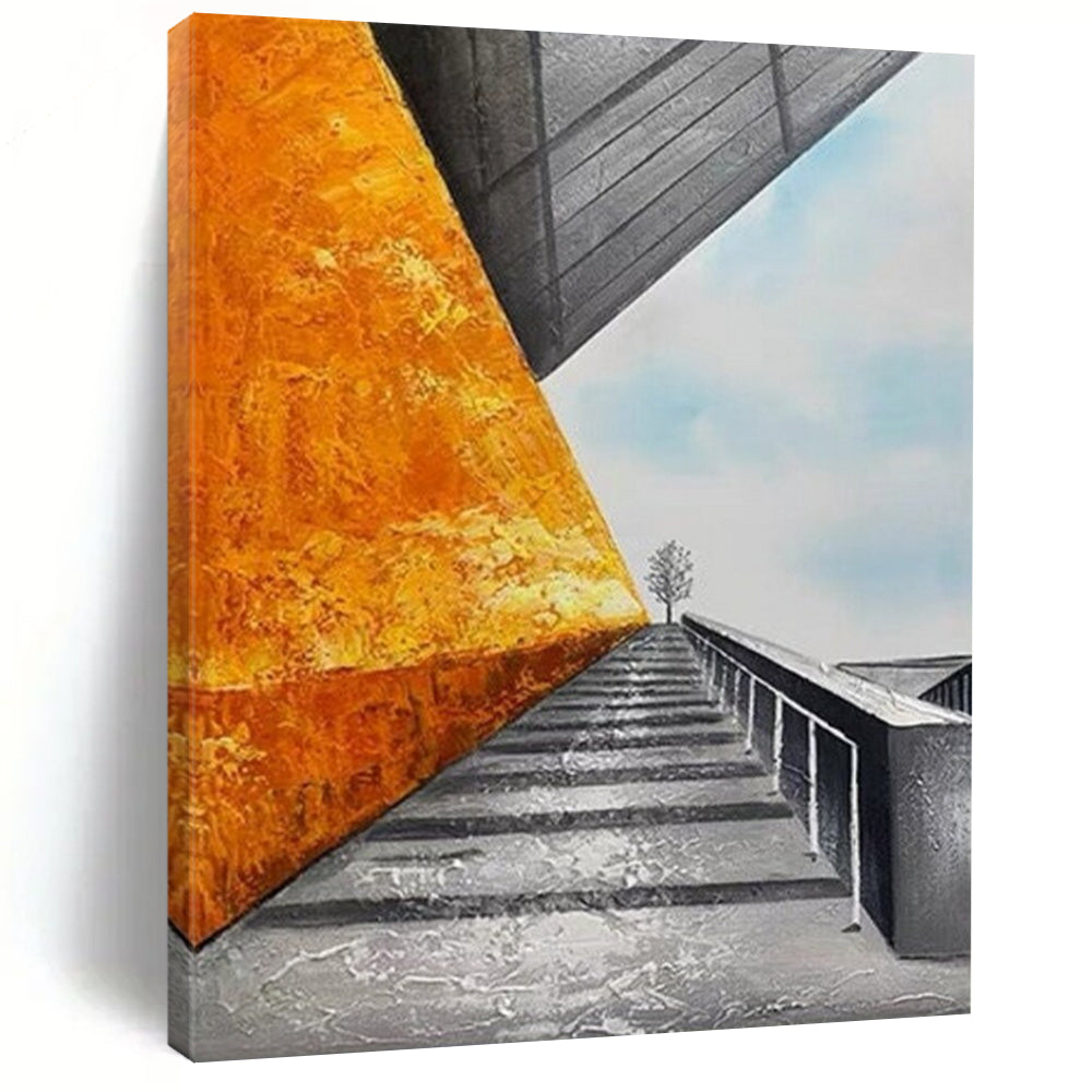Custom Hand-Painted Abstract Masterpieces for Bedroom & Living Room DTP281