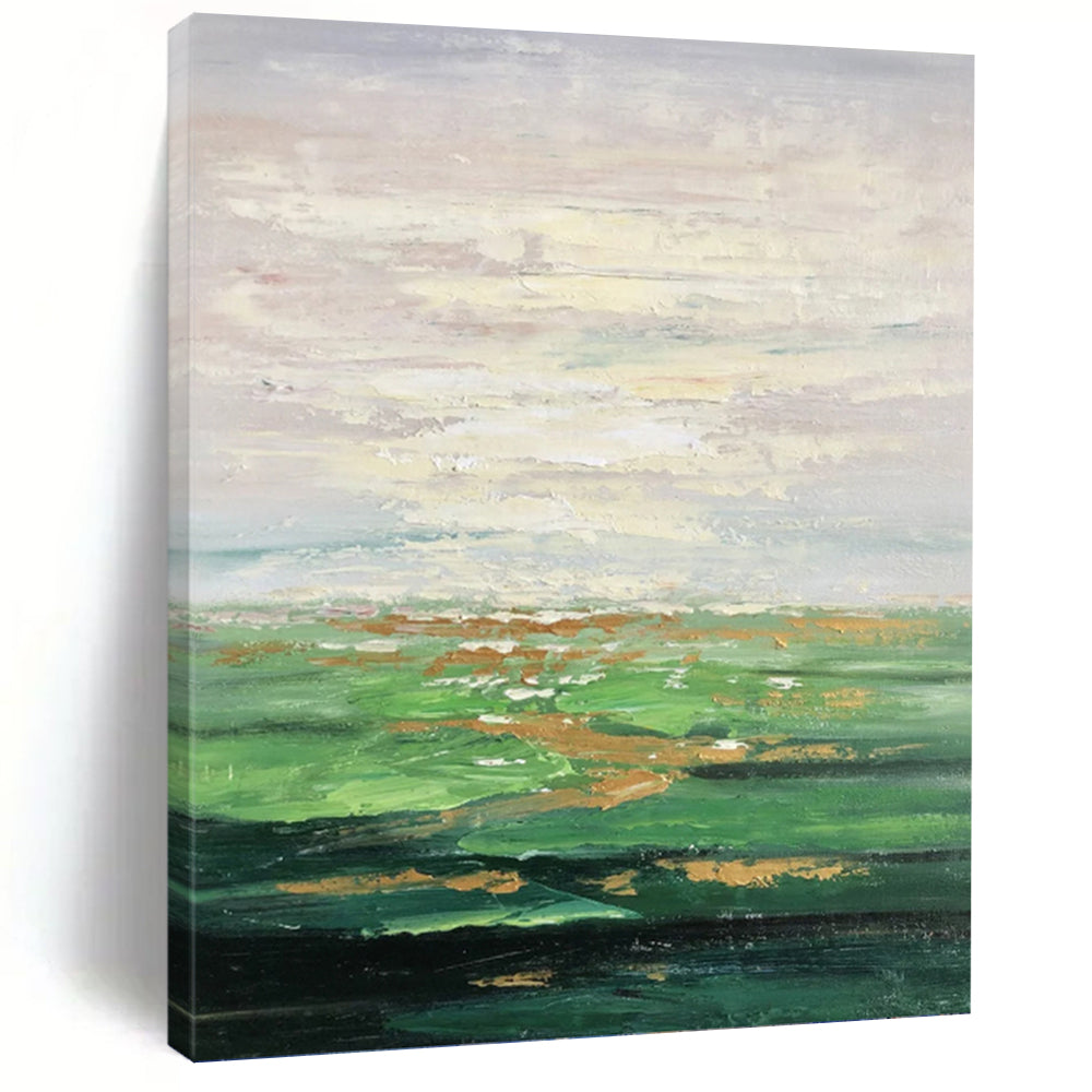 Elegant Hand - Painted Textured Abstract Canvas for Hallway & Living Room DKH1341