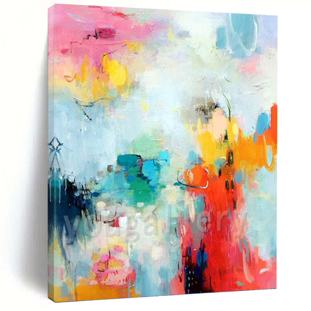 Impressive Hand - Rendered Textured Canvas Abstract for Office & Entryway DKH1065