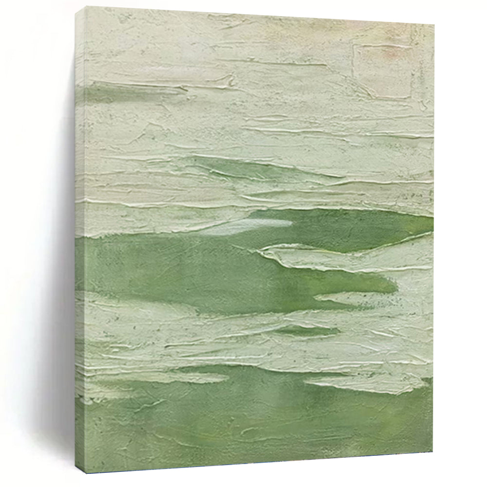 Vast Hand - Painted Textured Abstract Artwork for Aquarium & Marine Exhibit DKH1227