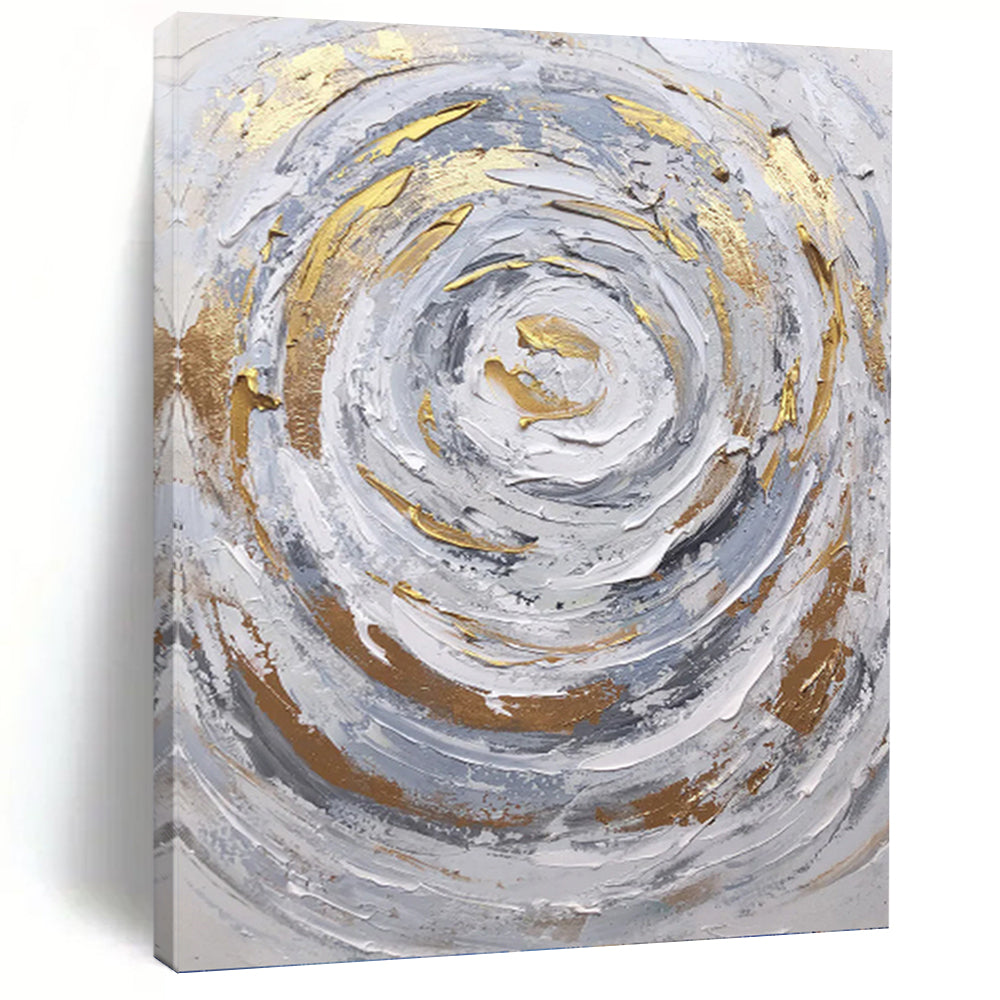 Dynamic Hand - Painted Textured Abstract for Office & Entryway DKH1286