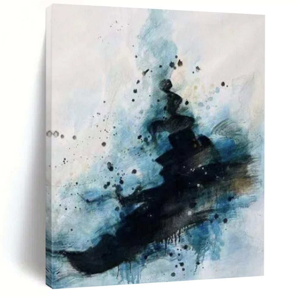 Huge-Scale Hand-Painted Abstract Art for Entryway & Hallway LargeART2306