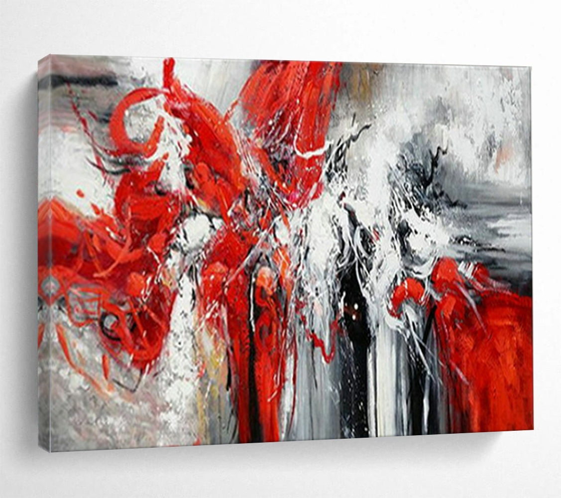 Large-Scale Hand-Painted Abstract Art for Bedroom & Living Room LargeART1485