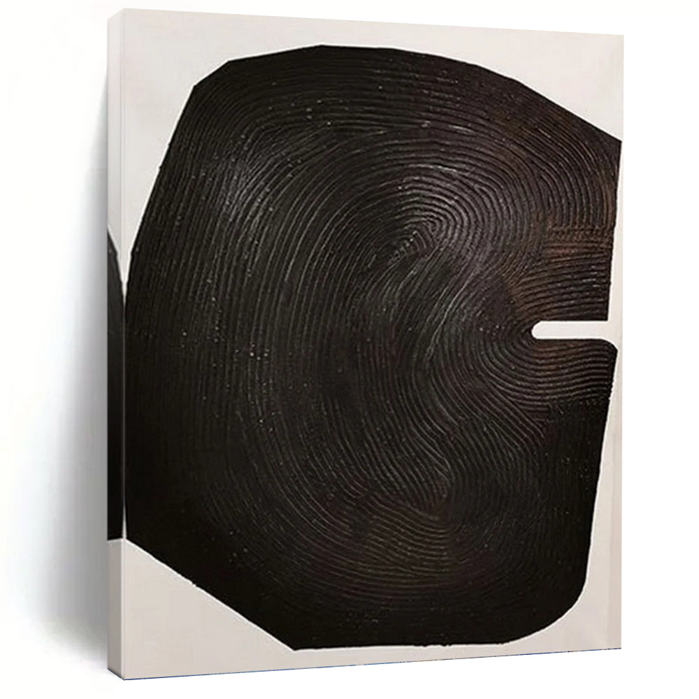Colossal Custom - Painted Textured Canvas Abstract for Hotel Suite & Living Room DKH1052