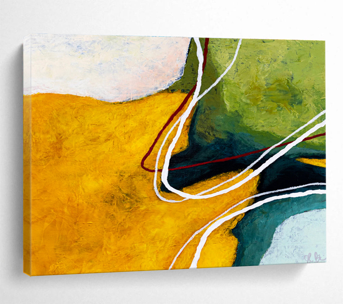 Vast - Scale Hand - Painted Abstract Canvas for Living Room & Bedroom DKH551