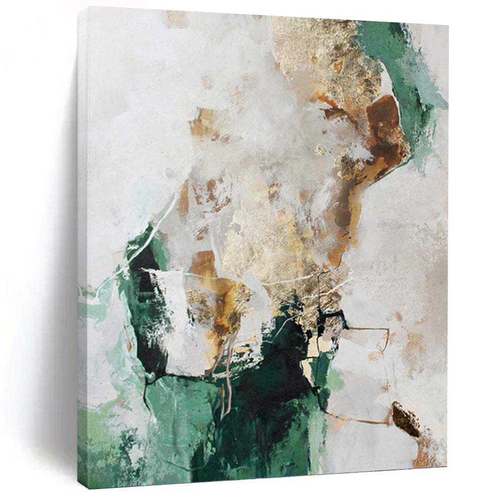 Custom - Designed Hand - Painted Textured Abstract Canvas for Bedroom & Office DKH1008