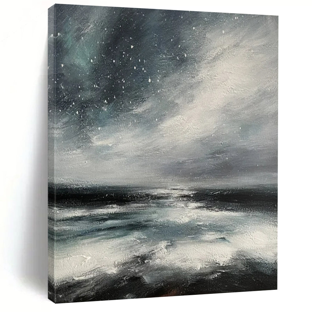 Huge Hand-Painted Abstract Canvases for Dining Room & Living Room LargeART2270