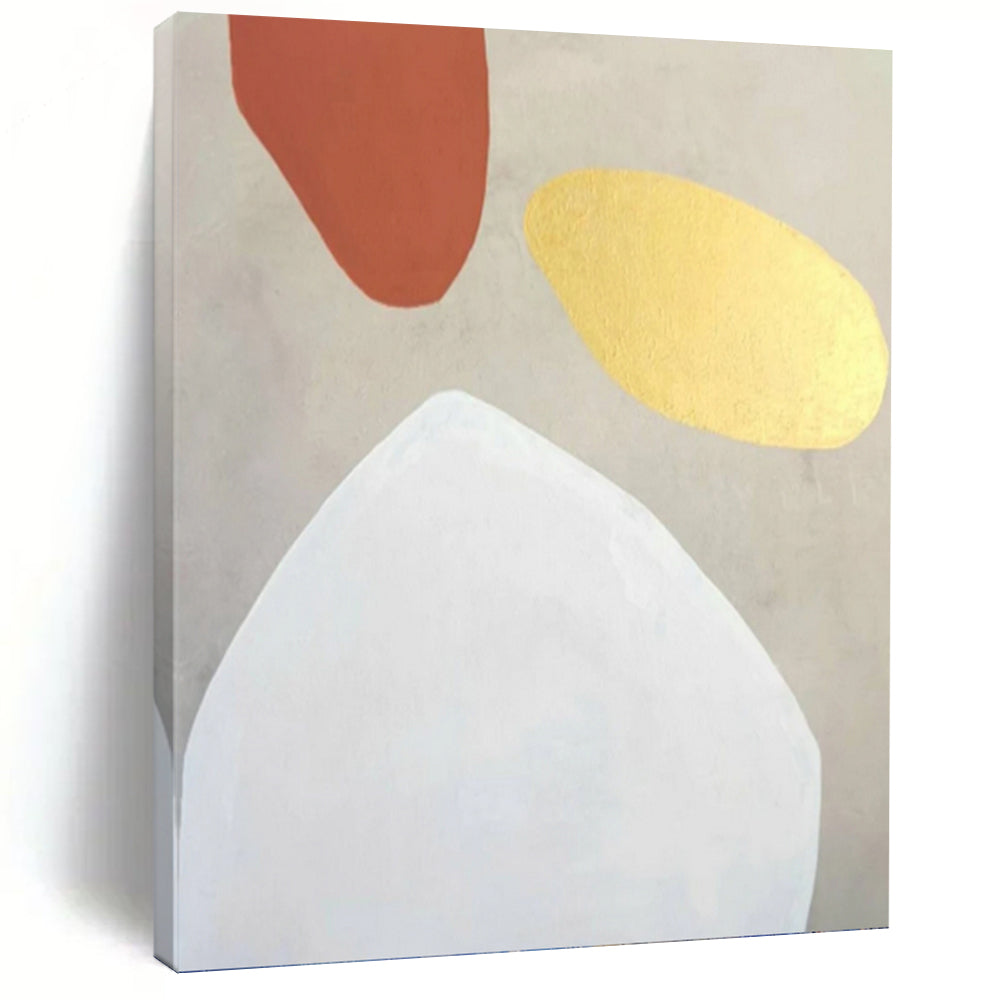 Elegant Custom - Painted Textured Canvas Abstract for Hotel Lobby & Bedroom DKH1078