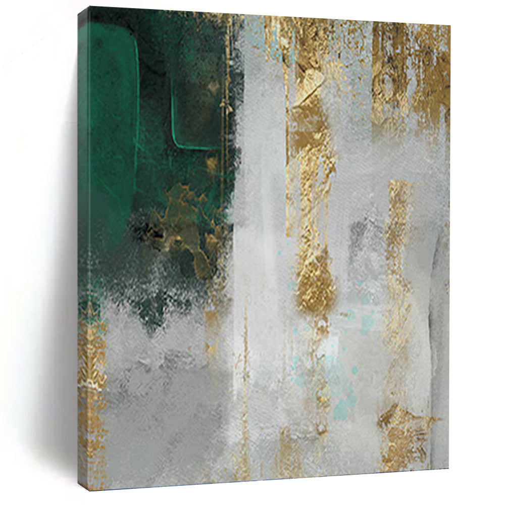 Supersized - Format Hand - Painted Textured Custom Abstract Madrigal, for Living Room and Entryway DKH1518