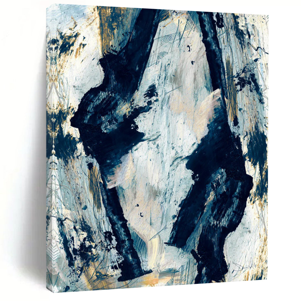 Hand-Painted Large-Scale Abstract Art: Textures for Bar & Hotel DTP244