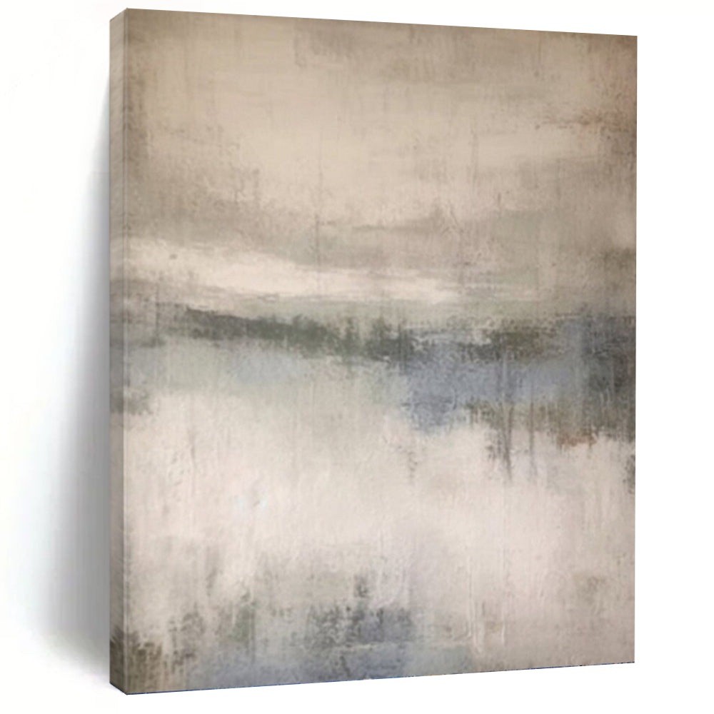 Vertical Hand - Painted Textured Custom Abstract Creation for Living Room and Office DKH1667