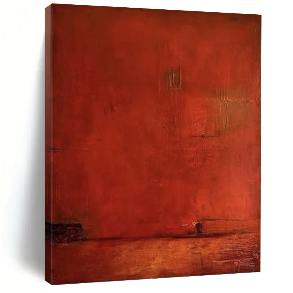 Graceful Custom - Painted Textured Canvas Mural for Hallway & Bar DKH1117